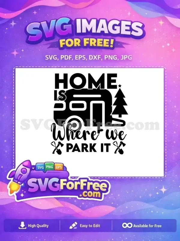 Free Home Camper Free Tree Summer Quotes Free SVG