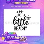 Free Beachy Lettering Free Summer Quotes Beach Free SVG - Instant Download