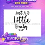 Free Just A Free Little Beachy Summer Free SVG - Instant Download