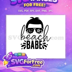 Free Beach Babe Free Summer Quotes Birds Free SVG