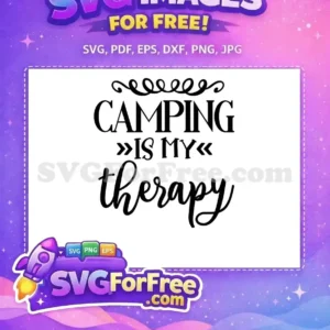 Free Camping Letters Free Therapy Quote Summer Free SVG 2