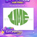 Free Green Lime Free Summer Quotes Design Free SVG - Instant Download