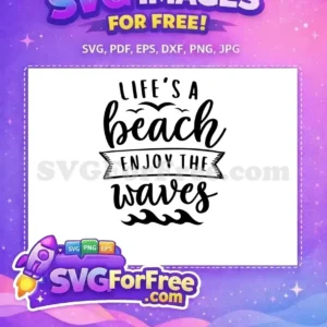 Free Beach Theme Free Waves Summer Free SVG