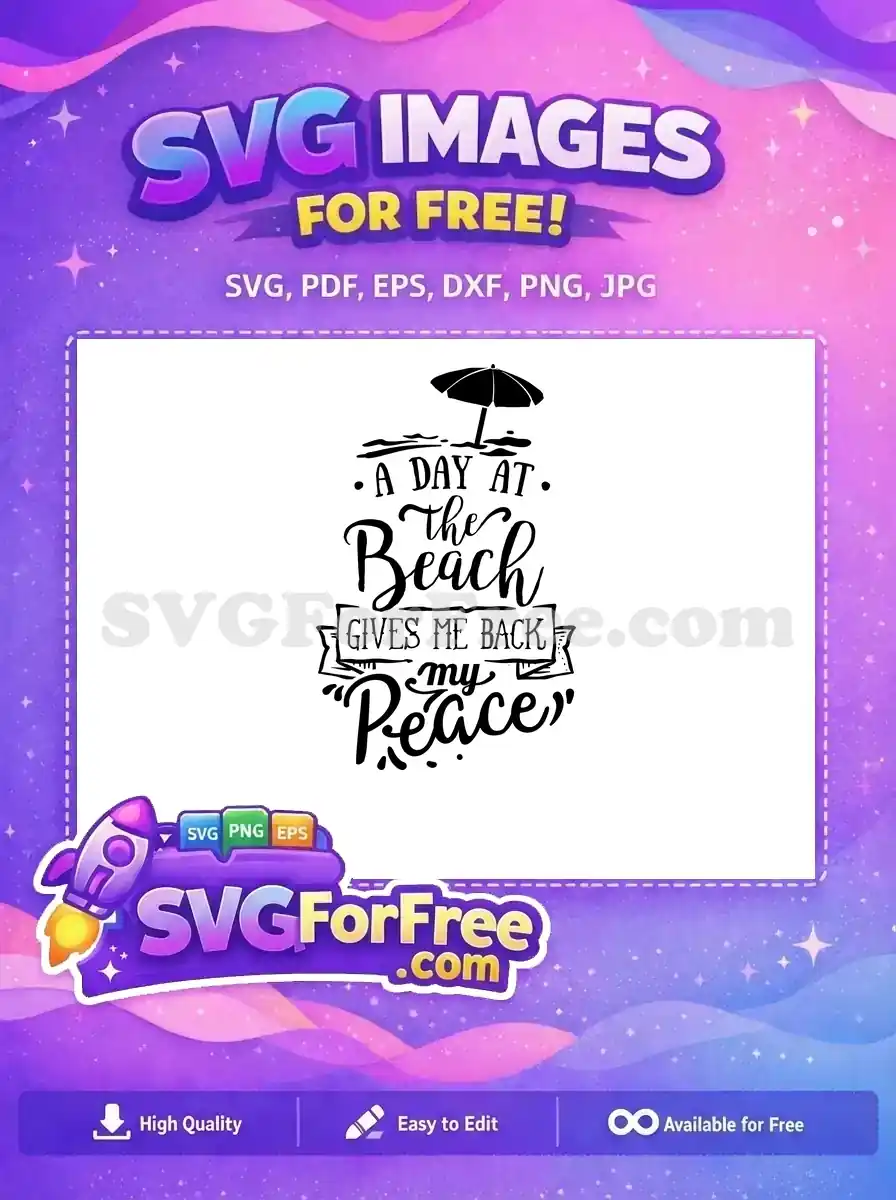 Free Silhouette Summer Free Beach Vacation Summer Free SVG