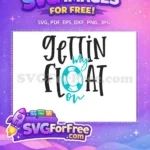 Free Getting Float Free Turquoise Float Summer Free SVG - Instant Download