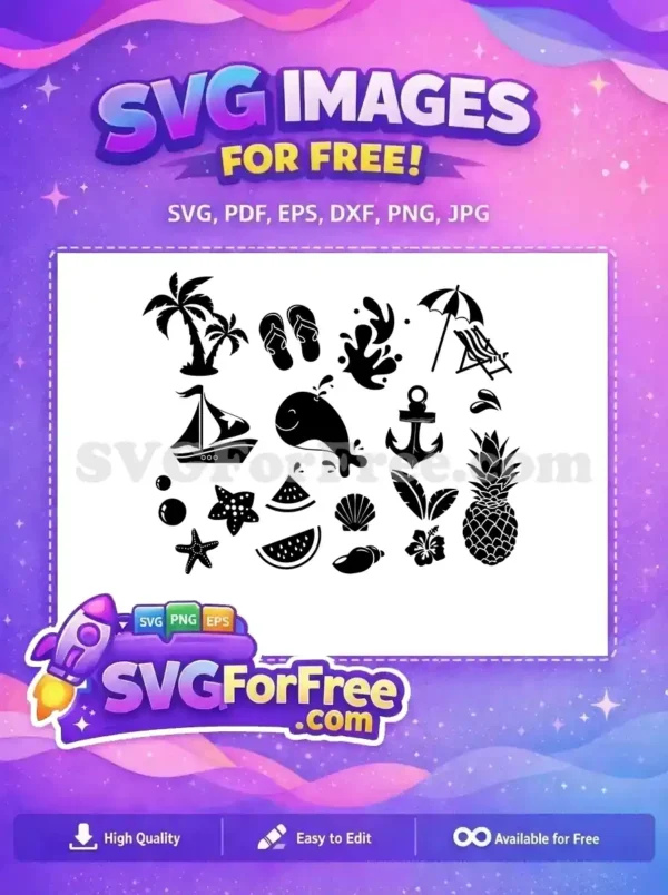 Free Summer Anchor Free Sharp Edges Summer Free SVG