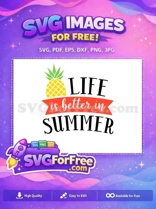 Free Pineapple Yellow Fruit Free Summer Life Quote Free SVG Free Pineapple Yellow Fruit Free Summer Life Quote Free SVG