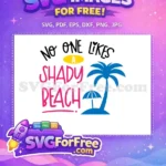 Free Pink Beach Free Blue Palm Summer Free SVG - Instant Download
