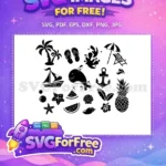 Free Sharp Claw Free Anchor Summer Quotes Free SVG 1 - Instant Download