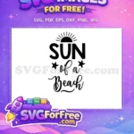 Free Sun Rays Free Starfish Summer Quote Free SVG - Instant Download