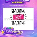 Free Beaching Lettering Free Vacation Quote Summer Free SVG - Instant Download