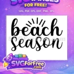 Free Summer Vibes Free Beach Days Summer Free SVG 20 - Instant Download
