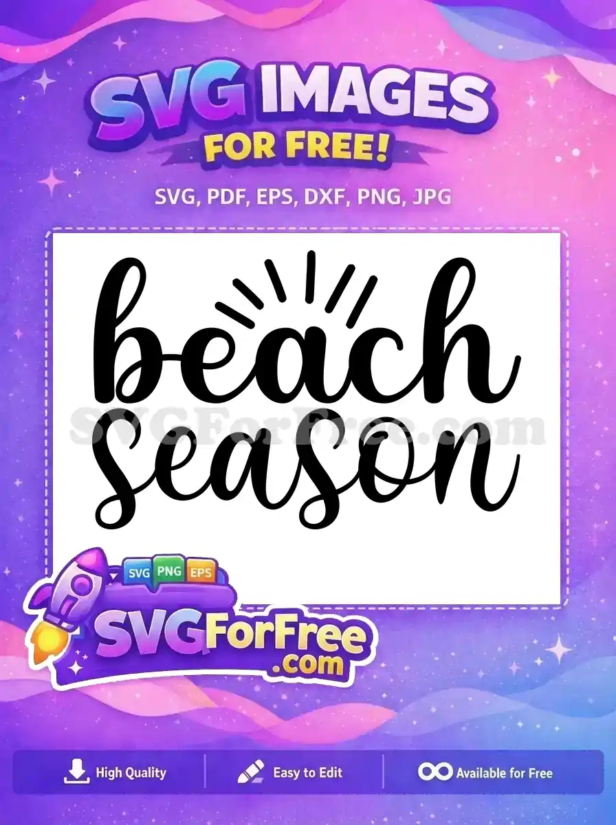 Free Summer Vibes Free Beach Days Summer Free SVG 20