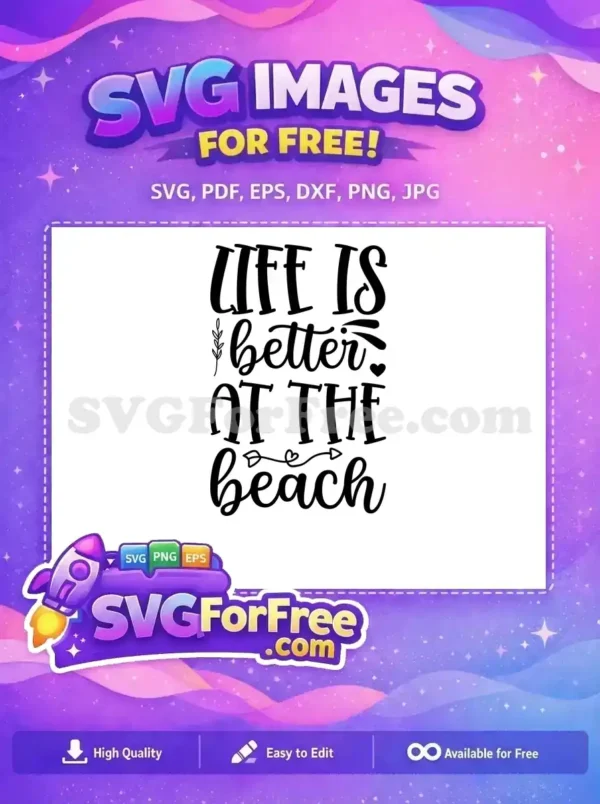 Free Summer Vibes Free Beach Days Summer Free SVG 21