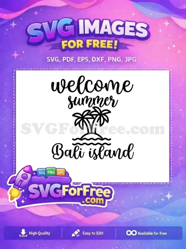 Free Summer Vibes Free Beach Days Summer Free SVG 24