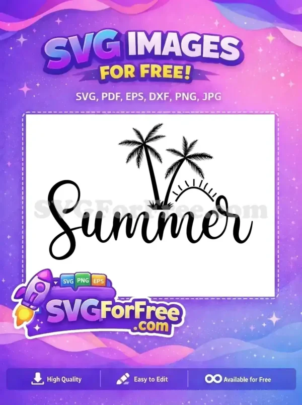 Free Beach Vibes Free Summer Quote Sunshine Free SVG 2
