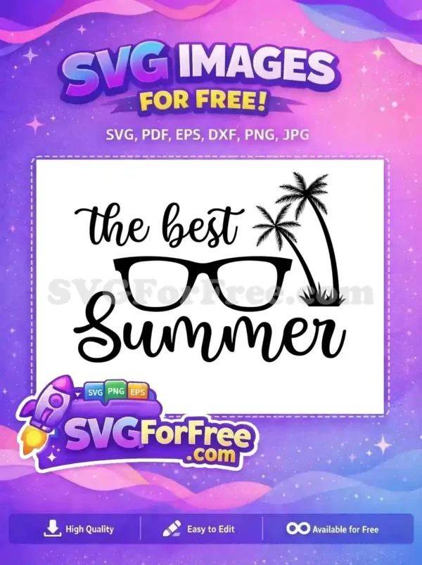 Free Summer Vibes Free Sunshine Beach Summer Free SVG 2