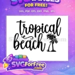 Free Summer Vibes Free Beach Life Summer Free SVG 6 - Instant Download
