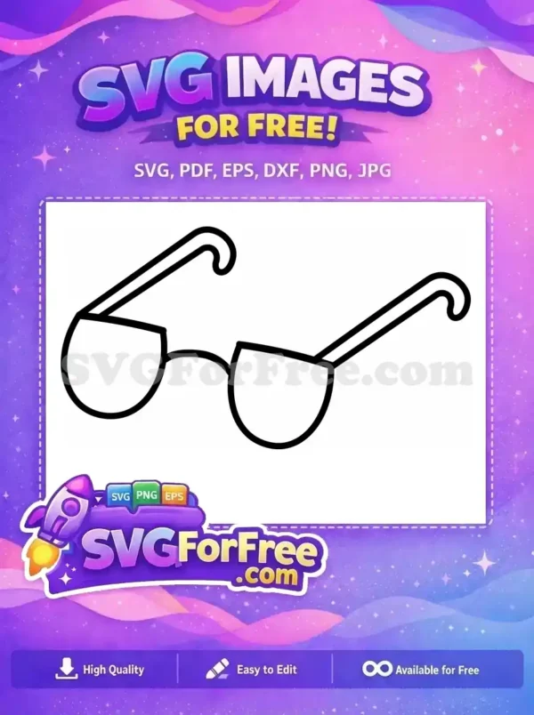 Free Number One Free Sunglasses Character Movie Free SVG 1