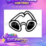 Free Number One Free Sunglasses Character Movie Free SVG 2 - Instant Download