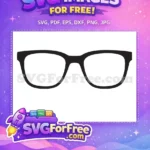 Free Black Rim Free Bold Frame Sunglasses Free SVG - Instant Download