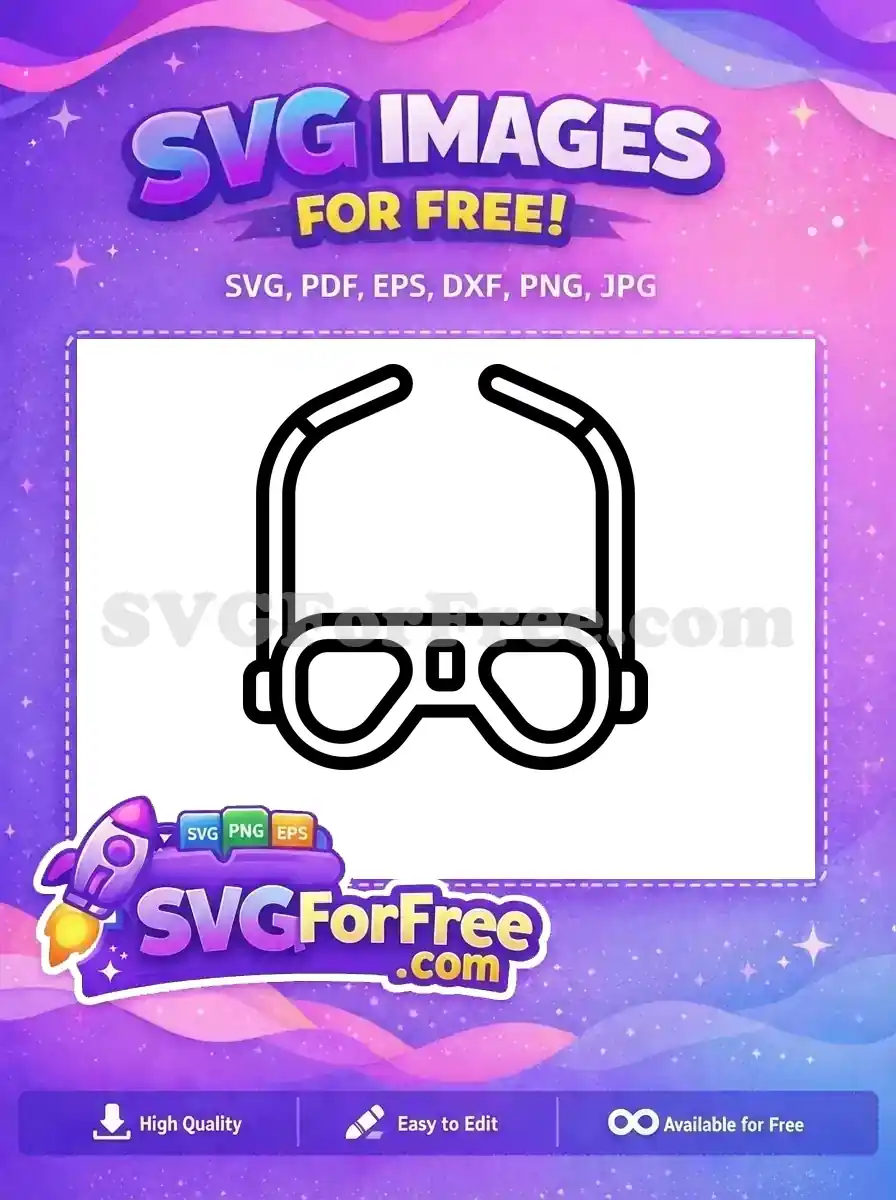 Free Bold Frame Free Eye Protection Sunglasses Free SVG 1