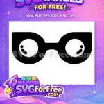 Free Round Frame Free Black Sunglasses Category 1 Free SVG - Instant Download