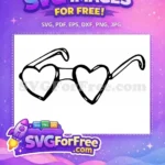 Free Number One Sunglasses Free Cool Design 1 Free SVG - Instant Download