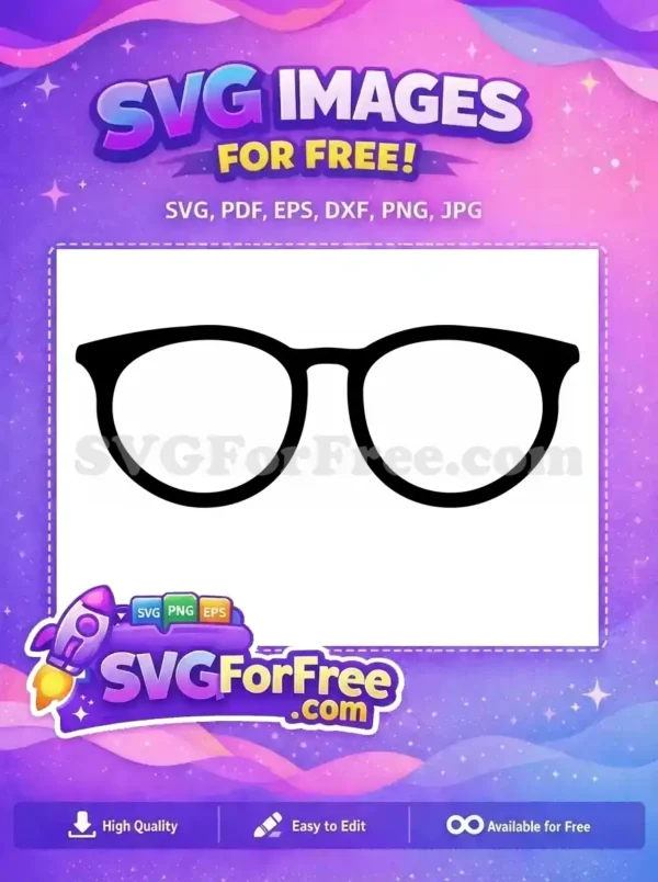 Free Number One Sunglasses Free Silhouette Movie Free SVG 3