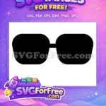Free Number One Free Simple Sunglasses Category Free SVG - Instant Download