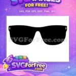 Free Number One Sunglasses Free Cool Character Free SVG 1 - Instant Download