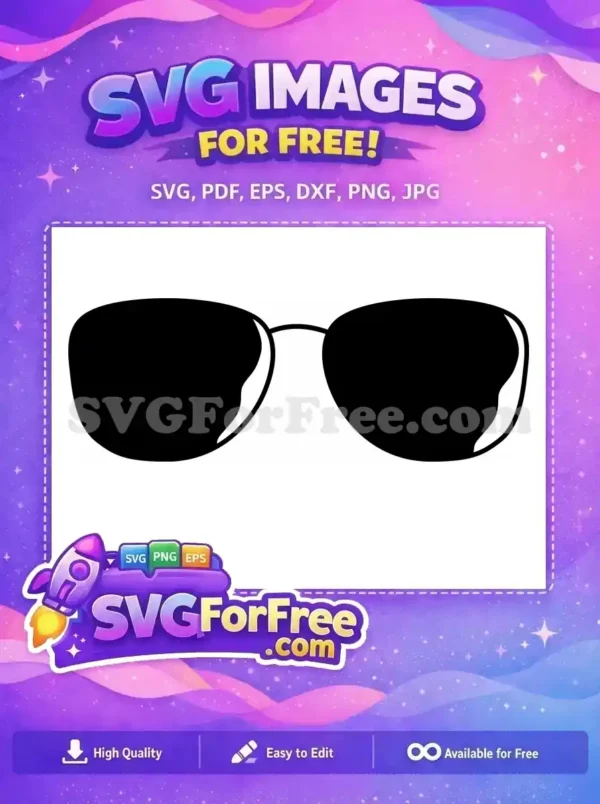 Free Number One Sunglasses Free Cool Design Movie Free SVG 7