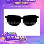 Free Number One Sunglasses Free Cool Dude Free SVG - Instant Download