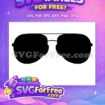 Free Number One Cool Free Sunglasses Character Movie Free SVG 2 - Instant Download