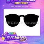Free Bold Frame Free Sunglasses Silhouette Movie Free SVG - Instant Download