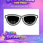 Free Bold Frame Free Dark Lens Sunglasses Free SVG 3 - Instant Download