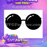 Free Number One Free Sunglasses Cool Character Free SVG 5 - Instant Download