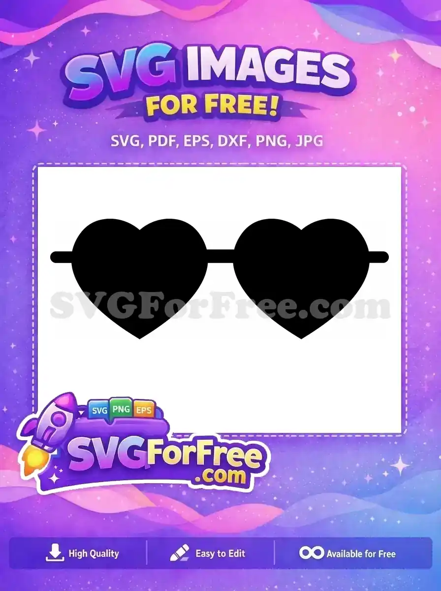 Free Number One Sunglasses Free Silhouette Cool Movie Free SVG 2