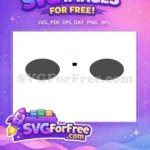 Free Round Sunglasses Free Simple Eyes Character Free SVG - Instant Download