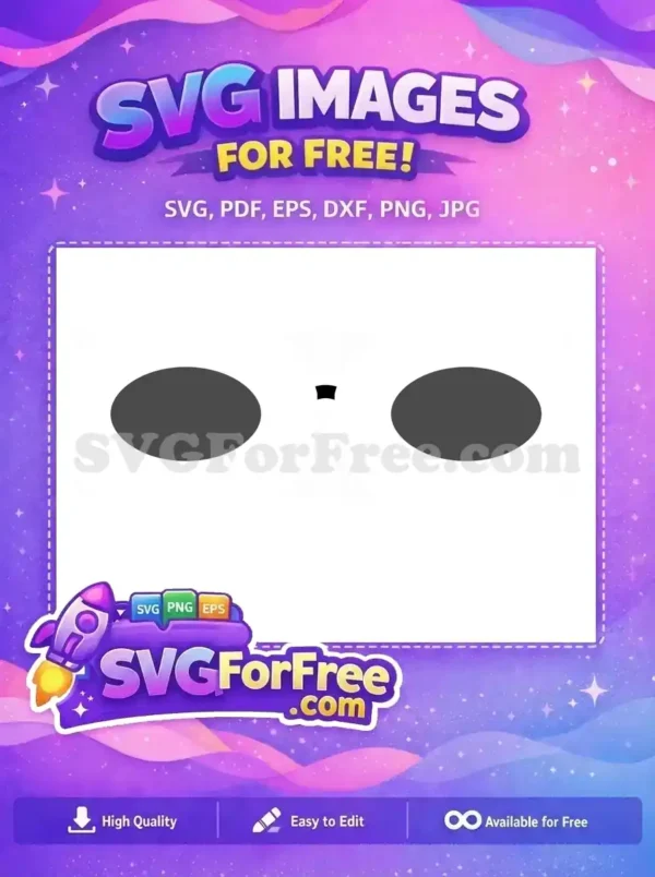 Free Round Sunglasses Free Simple Eyes Character Free SVG