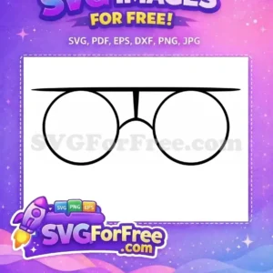 Free Black Frame Free Round Lens Sunglasses Movie Free SVG Free Black Frame Free Round Lens Sunglasses Movie Free SVG