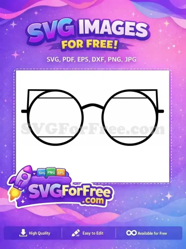Free Dark Lens Free Oval Sunglasses Category 1 Free SVG