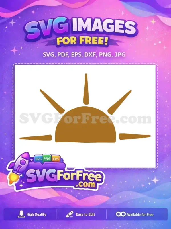 Free Golden Sunrise Free Detailed Rays Nature Free SVG Free Golden Sunrise Free Detailed Rays Nature Free SVG
