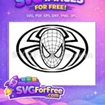 Free Spider-Man Mask Free Web Detail Movie Free SVG - Instant Download
