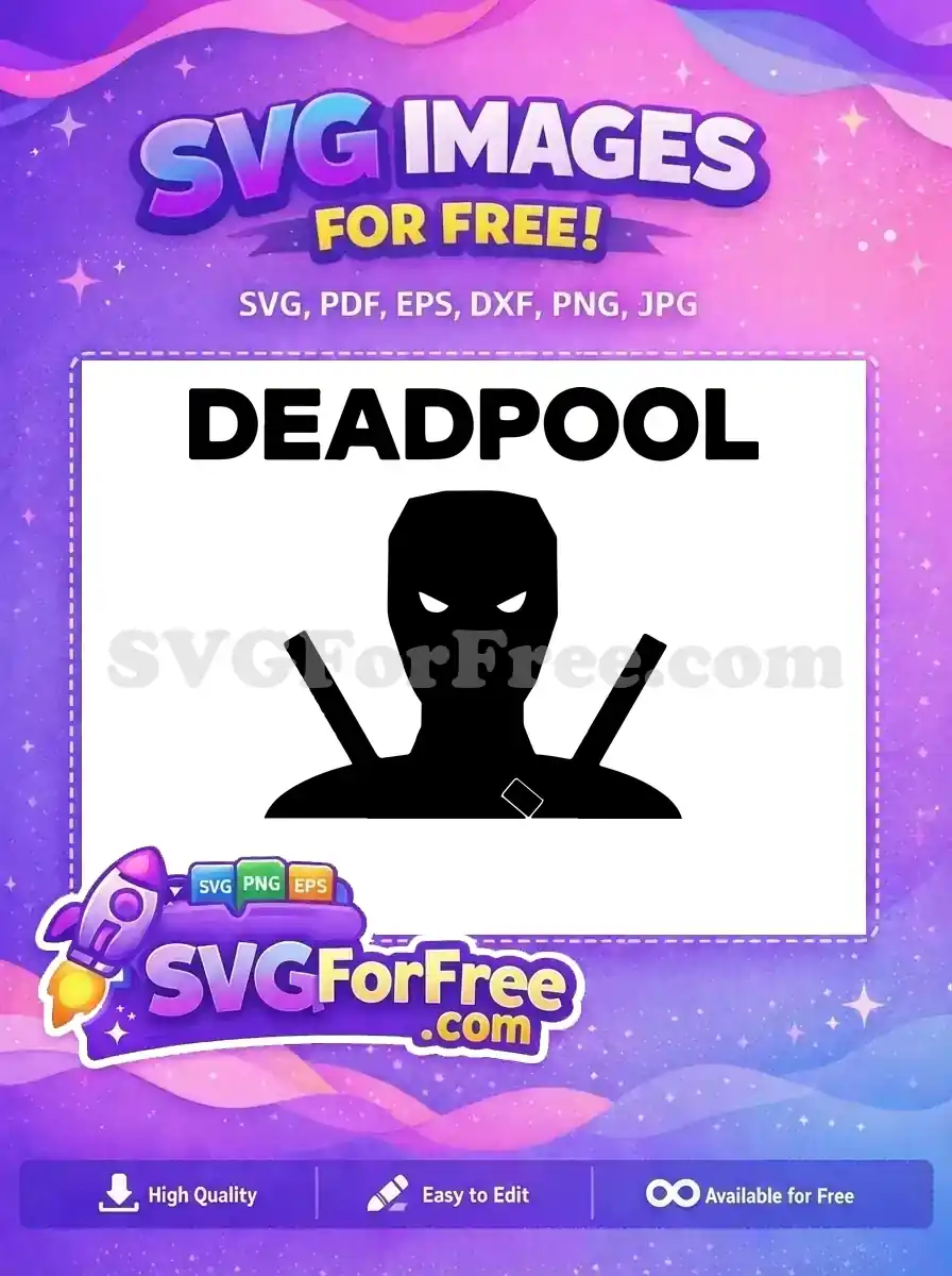 Free Masked Vigilante Free Swords Deadpool Movie Free SVG 2