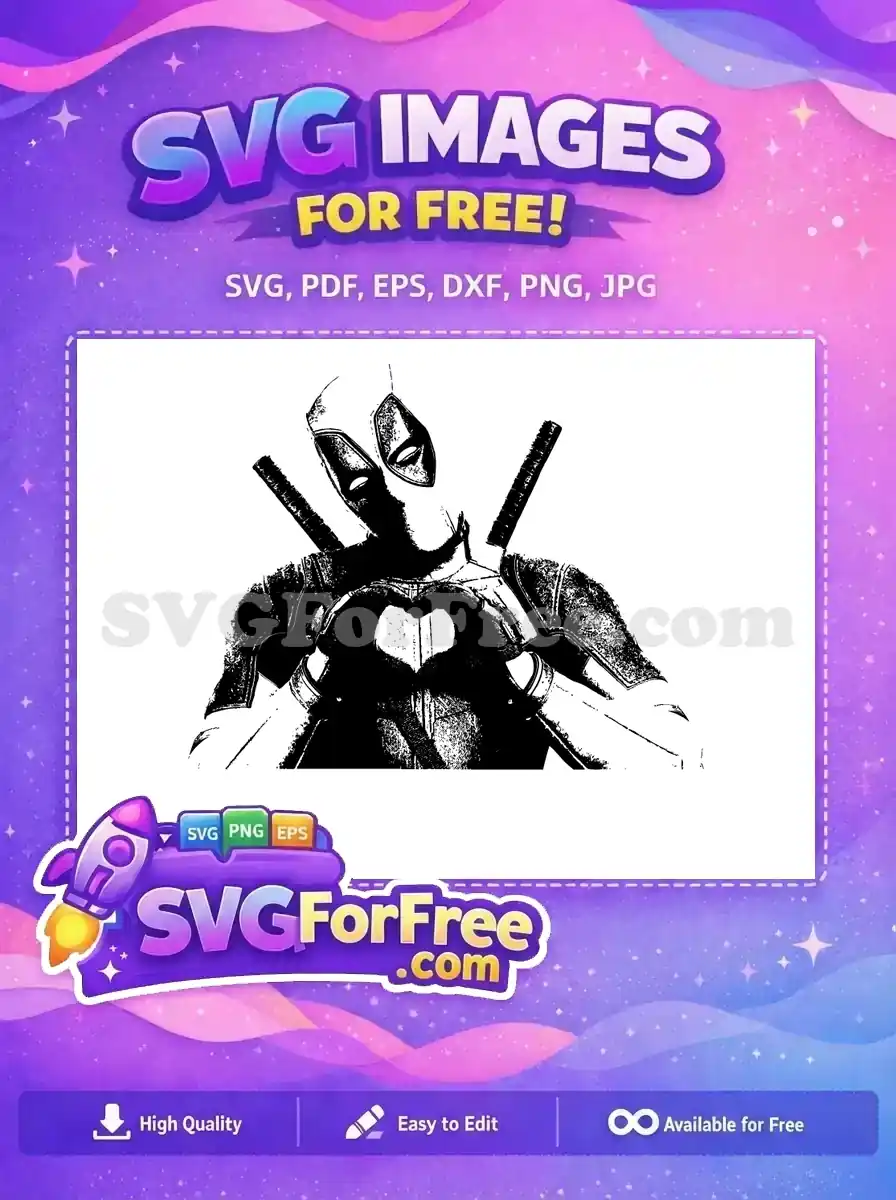 Free Masked Mercenary Free Swords Superhero Free SVG