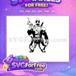 Free Black White Suit Free Gun Accessory Deadpool Free SVG - Instant Download