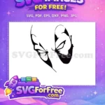 Free Masked Vigilante Free Superhero Silhouette Deadpool Free SVG - Instant Download