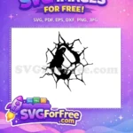 Free Silhouette Bursting Free Superhero Comic Free SVG - Instant Download