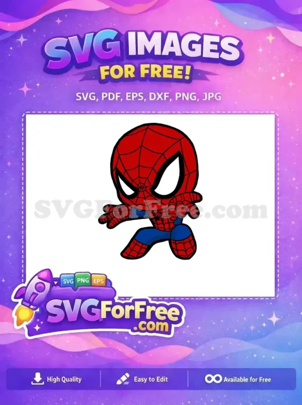 Free Red Masked Hero Free Web Design Spiderman Free SVG